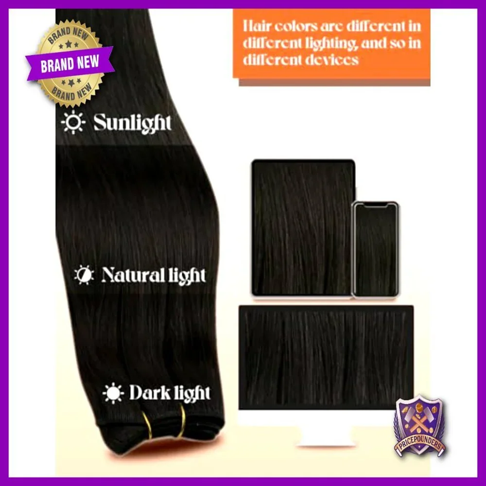 22 Inch Real Human Hair Extensions Weft 100g Sew In Long
